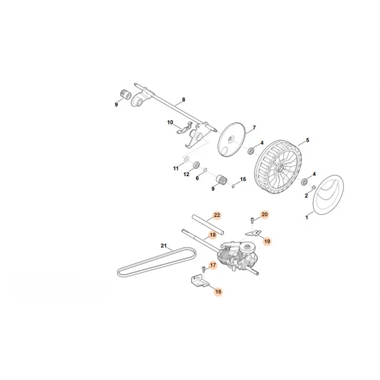 STIHL  zestaw modyfikacyjny (Przekładnia) 6375 007 1081